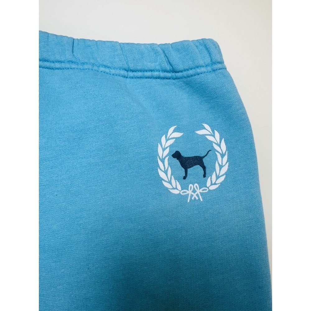 VTG Victoria's Secret PINK "Rock Royalty" Blue Cotton Sweat Pants Sz M - Picture 4 of 14